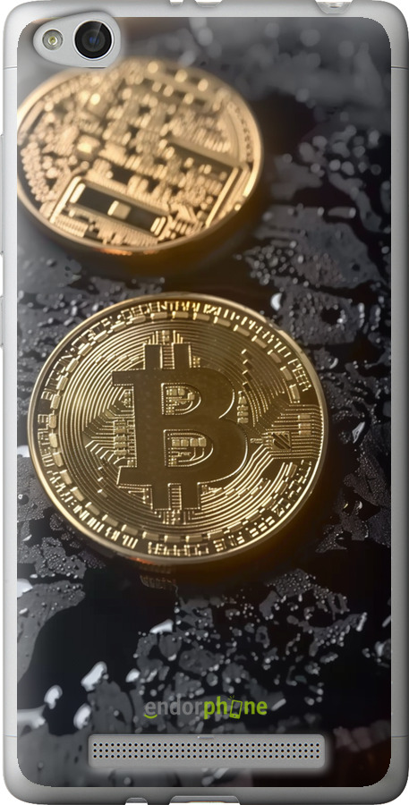 2D пластиковый чехол Вулканический Bitcoin для Xiaomi Redmi 3 - 6092t-97 изображение 