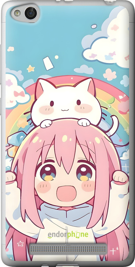 2D пластиковый чехол Девочка аниме радуга для Xiaomi Redmi 3 - 6304t-97 изображение 