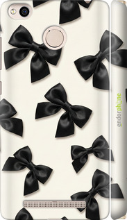 3D пластиковий матовий чехол Dark Coquette для Xiaomi Redmi 3x - 6765m-441 изображение 