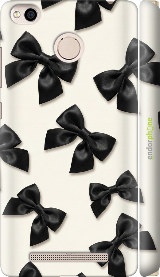 3D пластиковий матовий чехол Dark Coquette для Xiaomi Redmi 3x - 6765m-441 изображение 