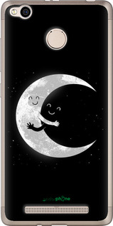 Силіконовий чехол Місячні обійми для Xiaomi Redmi 3x - 6508u-441 изображение 