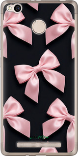 Силіконовий чехол Coquette Ribbons Dark Coquette для Xiaomi Redmi 3x - 6767u-441 изображение 