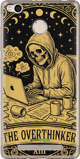 Силиконовый чехол The Overthinker для Xiaomi Redmi 3x - 6774u-441 изображение 