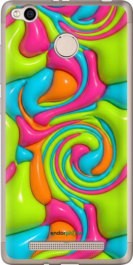 Силіконовий чехол Y2K Jelly Dream для Xiaomi Redmi 3x - 6780u-441 изображение 