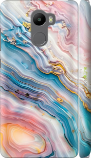 3D пластиковий матовий чехол Мрамор красивый для Xiaomi Redmi 4 - 6376m-417 изображение 