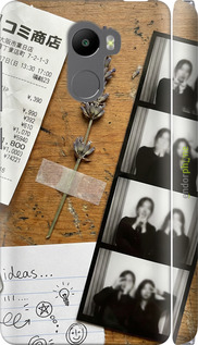 3D пластиковый матовый чехол 'Aesthetic Scrapbook Collage' для Xiaomi Redmi 4 изображение 5