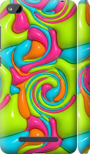 3D пластиковий матовий чехол Y2K Jelly Dream для Xiaomi RedMi 4A - 6780m-631 изображение 