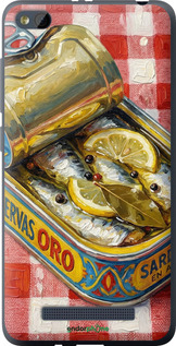 2D пластиковий чехол Vintage Sardine Tin Phone для Xiaomi RedMi 4A - 6772t-631 изображение 