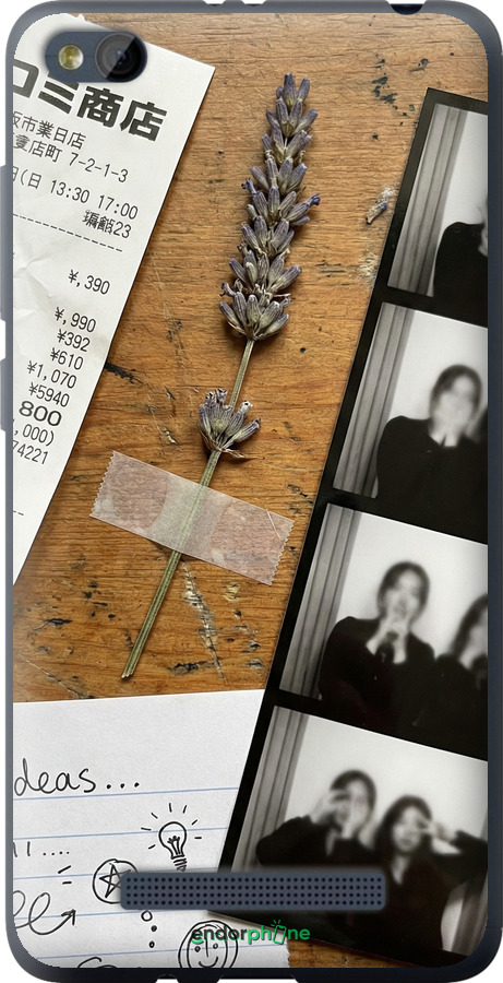 2D пластиковый чехол Aesthetic Scrapbook Collage для Xiaomi RedMi 4A - 6773t-631 изображение 