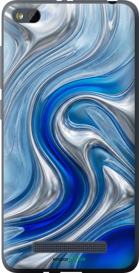 2D пластиковый чехол Liquid Chrome для Xiaomi RedMi 4A - 6781t-631 изображение 