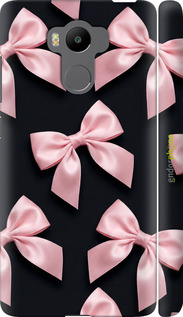 3D пластиковый матовый чехол Coquette Ribbons Dark Coquette для Xiaomi Redmi 4 pro - 6767m-438 изображение 