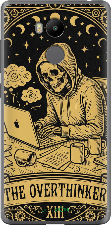 Силиконовый чехол The Overthinker для Xiaomi Redmi 4 pro - 6774u-438 изображение 