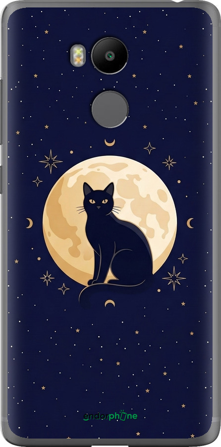 Силиконовый чехол Cute Cat Celestial/Witchy для Xiaomi Redmi 4 pro - 6787u-438 изображение 