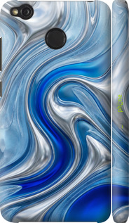 3D пластиковый матовый чехол Liquid Chrome для Xiaomi Redmi 4X - 6781m-778 изображение 