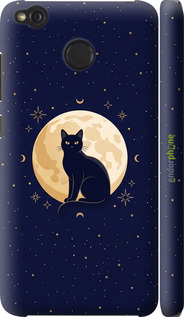 3D пластиковий матовий чехол Cute Cat Celestial/Witchy для Xiaomi Redmi 4X - 6787m-778 изображение 