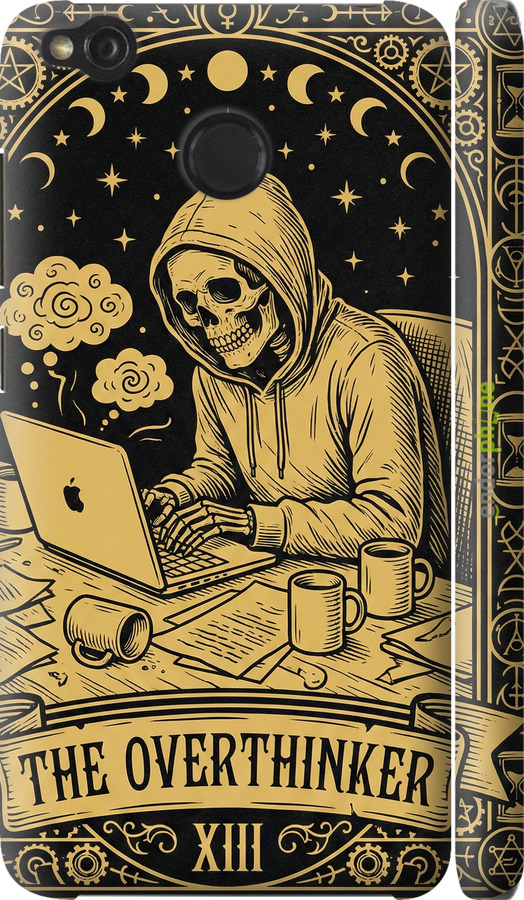 3D пластиковый матовый чехол The Overthinker для Xiaomi Redmi 4X - 6774m-778 изображение 