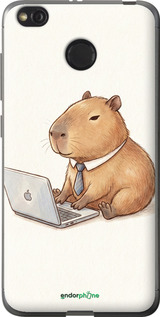 2D пластиковый чехол 'Funny Capybara CEO Working' для Xiaomi Redmi 4X изображение 3