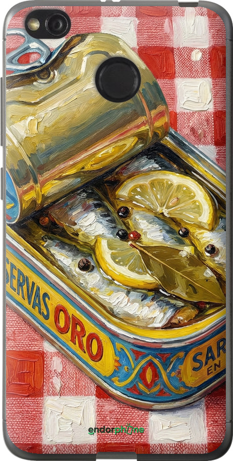 Силиконовый чехол Vintage Sardine Tin Phone для Xiaomi Redmi 4X - 6772u-778 изображение 