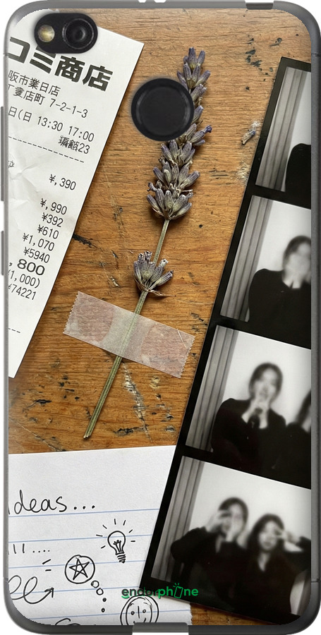 Силиконовый чехол Aesthetic Scrapbook Collage для Xiaomi Redmi 4X - 6773u-778 изображение 