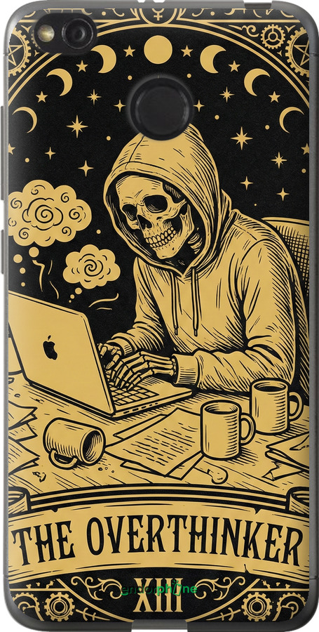 2D пластиковий чехол The Overthinker для Xiaomi Redmi 4X - 6774t-778 изображение 
