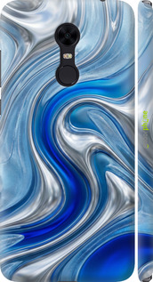 3D пластиковый матовый чехол 'Liquid Chrome' для Xiaomi Redmi 5 Plus изображение 9