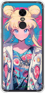 Силикон с усиленными углами чехол Сейлор Мун 2 для Xiaomi Redmi 5 Plus - 6351sp-1347 изображение 