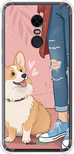 Силіконовий протиударний с посиленими кутами чехол Корги 3 для Xiaomi Redmi 5 Plus - 6707sp-1347 изображение 