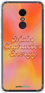 Силикон с усиленными углами чехол Aura Gradient Main Character Energy Aesthetic Y2K для Xiaomi Redmi 5 Plus - 6783sp-1347 изображение 