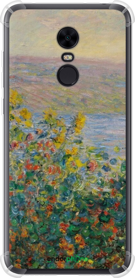 Силикон с усиленными углами чехол Пейзаж для Xiaomi Redmi 5 Plus - 6445sp-1347 изображение 