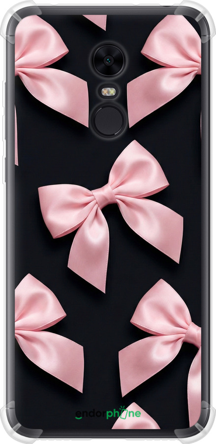Силіконовий протиударний с посиленими кутами чехол Coquette Ribbons Dark Coquette для Xiaomi Redmi 5 Plus - 6767sp-1347 изображение 
