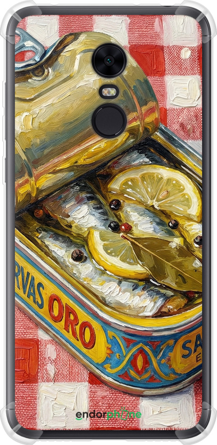 Силіконовий протиударний с посиленими кутами чехол Vintage Sardine Tin Phone для Xiaomi Redmi 5 Plus - 6772sp-1347 изображение 