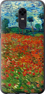 2D пластиковый чехол Винсент Ван Гог-Маковое поле для Xiaomi Redmi 5 Plus - 6466t-1347 изображение 