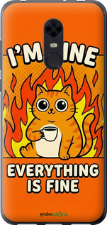 Силіконовий чехол Funny Cat для Xiaomi Redmi 5 Plus - 6786u-1347 изображение 