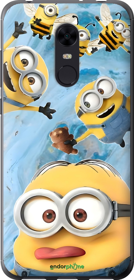 2D пластиковий чехол Миньоны для Xiaomi Redmi 5 Plus - 6386t-1347 изображение 