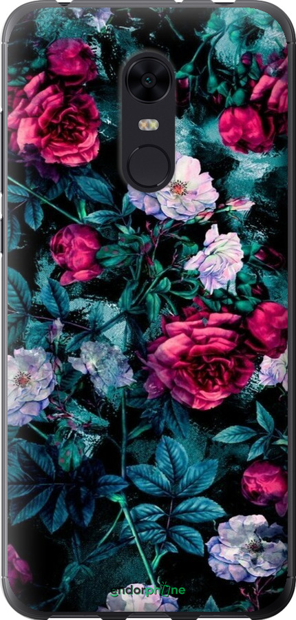 2D пластиковый чехол Сад и розы для Xiaomi Redmi 5 Plus - 6483t-1347 изображение 