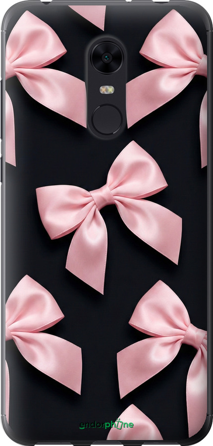 Силиконовый чехол Coquette Ribbons Dark Coquette для Xiaomi Redmi 5 Plus - 6767u-1347 изображение 