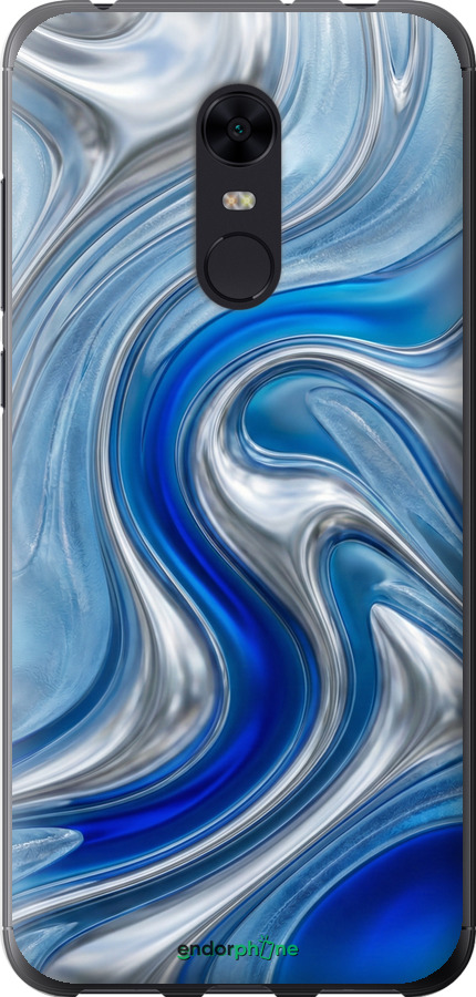 2D пластиковый чехол Liquid Chrome для Xiaomi Redmi 5 Plus - 6781t-1347 изображение 