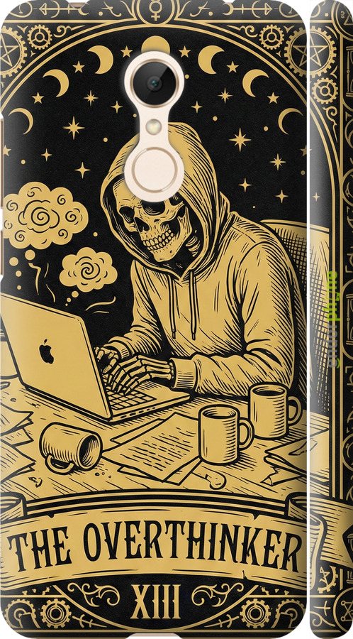 3D пластиковый матовый чехол The Overthinker для Xiaomi Redmi 5 - 6774m-1350 изображение 
