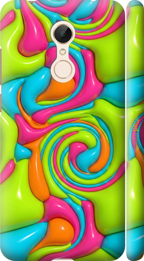 3D пластиковый матовый чехол Y2K Jelly Dream для Xiaomi Redmi 5 - 6780m-1350 изображение 