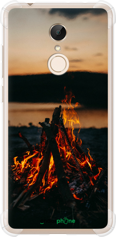 Силикон с усиленными углами чехол Огонь для Xiaomi Redmi 5 - 6021sp-1350 изображение 