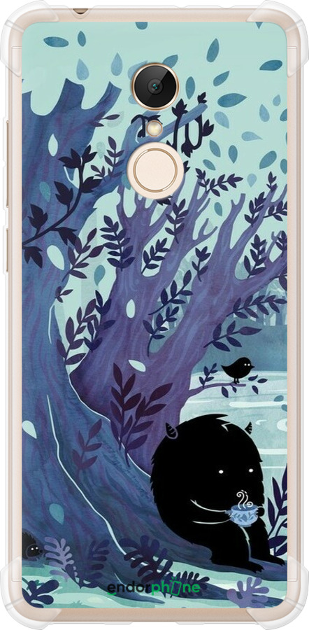 Силикон с усиленными углами чехол Арт принт Тихое место чая для Xiaomi Redmi 5 - 6544sp-1350 изображение 