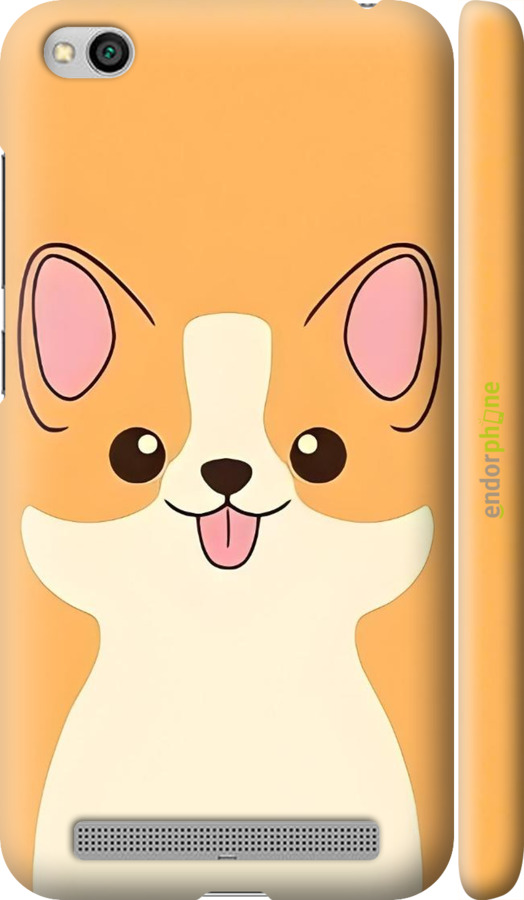 3D пластиковий матовий чехол Милый пес для Xiaomi Redmi 5A - 6296m-1133 изображение 