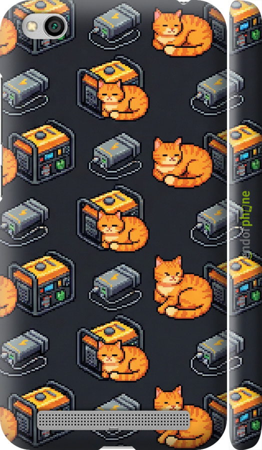 3D пластиковый матовый чехол Autonomous Zone для Xiaomi Redmi 5A - 6771m-1133 изображение 