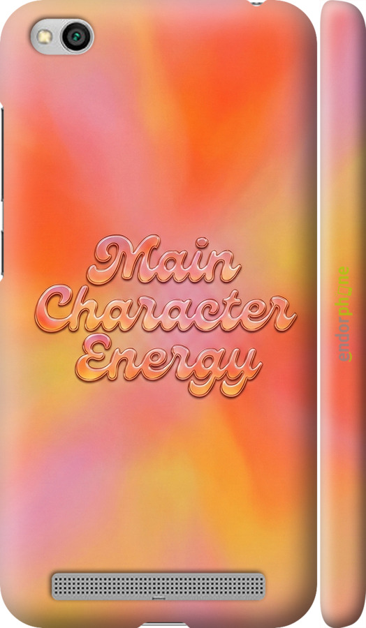 3D пластиковый матовый чехол Aura Gradient Main Character Energy Aesthetic Y2K для Xiaomi Redmi 5A - 6783m-1133 изображение 