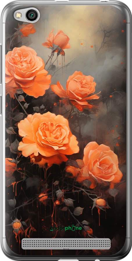 2D пластиковий чехол Оранжеві троянди для Xiaomi Redmi 5A - 5944t-1133 изображение 