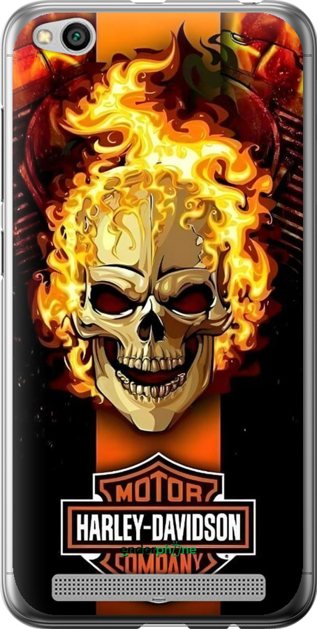 Силіконовий чехол Харлей девидсон для Xiaomi Redmi 5A - 6370u-1133 изображение 