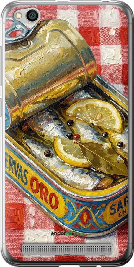2D пластиковый чехол Vintage Sardine Tin Phone для Xiaomi Redmi 5A - 6772t-1133 изображение 