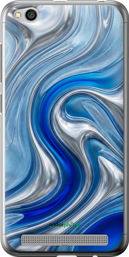 2D пластиковый чехол Liquid Chrome для Xiaomi Redmi 5A - 6781t-1133 изображение 