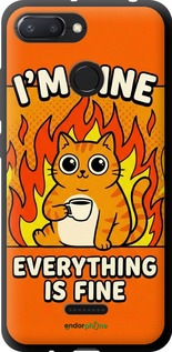 TPU чехол 'Funny Cat' для Xiaomi Redmi 6 изображение 5