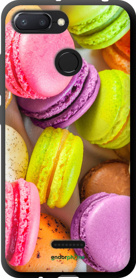 

Coque du TPU noir "Macarons" pour Xiaomi Redmi 6, Jaune